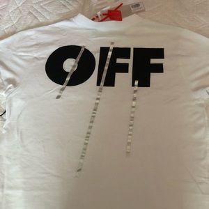 Off White silver t-shirt